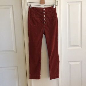 Free People Button Fly Pants 0
